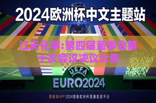 江天化学:第四届董事会第十次会议决议公告  第1张