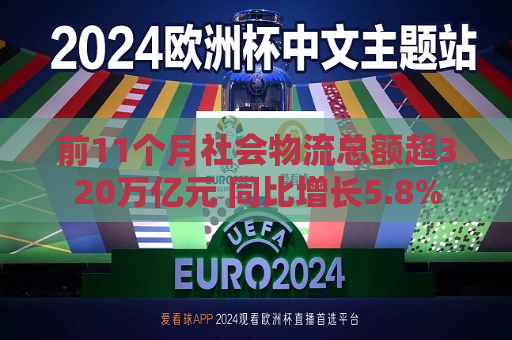 前11个月社会物流总额超320万亿元 同比增长5.8%  第1张
