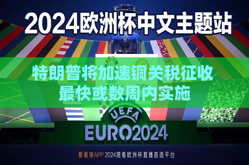 特朗普将加速铜关税征收 最快或数周内实施  第1张
