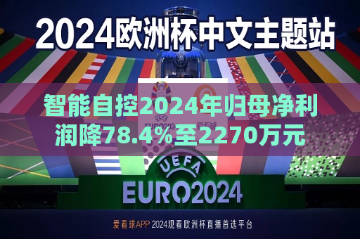 智能自控2024年归母净利润降78.4%至2270万元