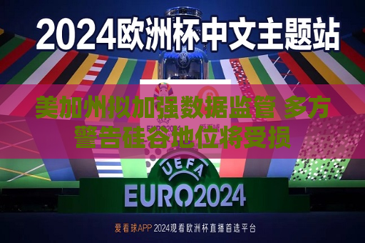 美加州拟加强数据监管 多方警告硅谷地位将受损