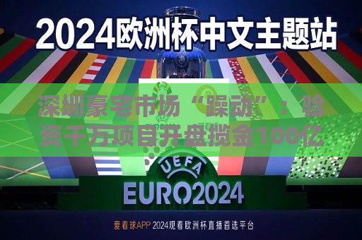 深圳豪宅市场“躁动”：验资千万项目开盘揽金100亿
