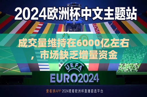 成交量维持在6000亿左右，市场缺乏增量资金