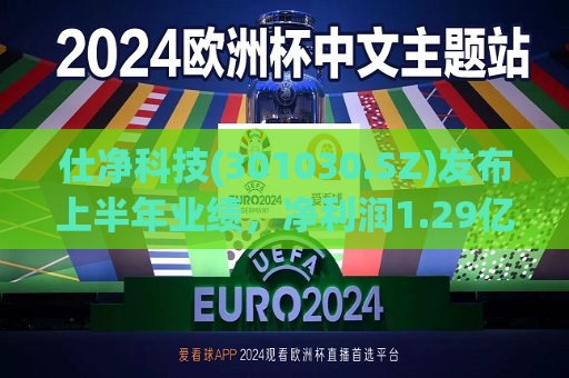 仕净科技(301030.SZ)发布上半年业绩，净利润1.29亿元，增长24.85%  第1张