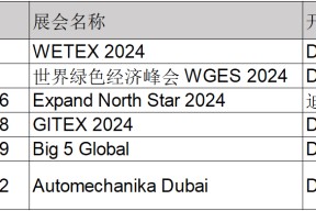 迪拜下半年会展集锦：能源、建筑和信息等多个行业展会引关注