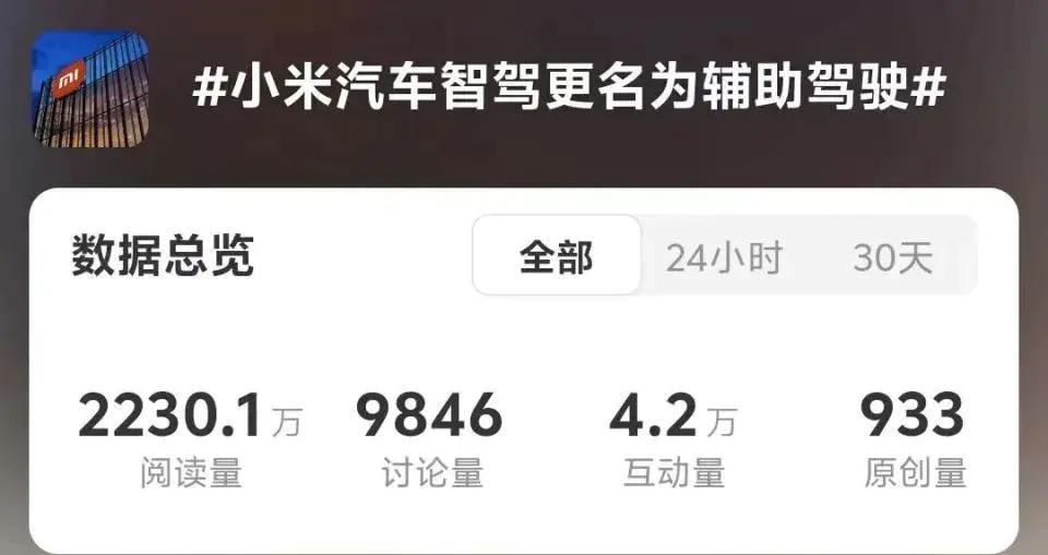 雷军职务有变，小米汽车“智驾”更名为“辅助驾驶”  第6张